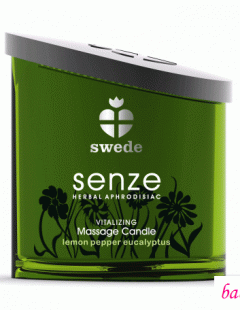 Массажная свеча Swede Senze Massage Candle Vitalizing, 150 мл для расслабления